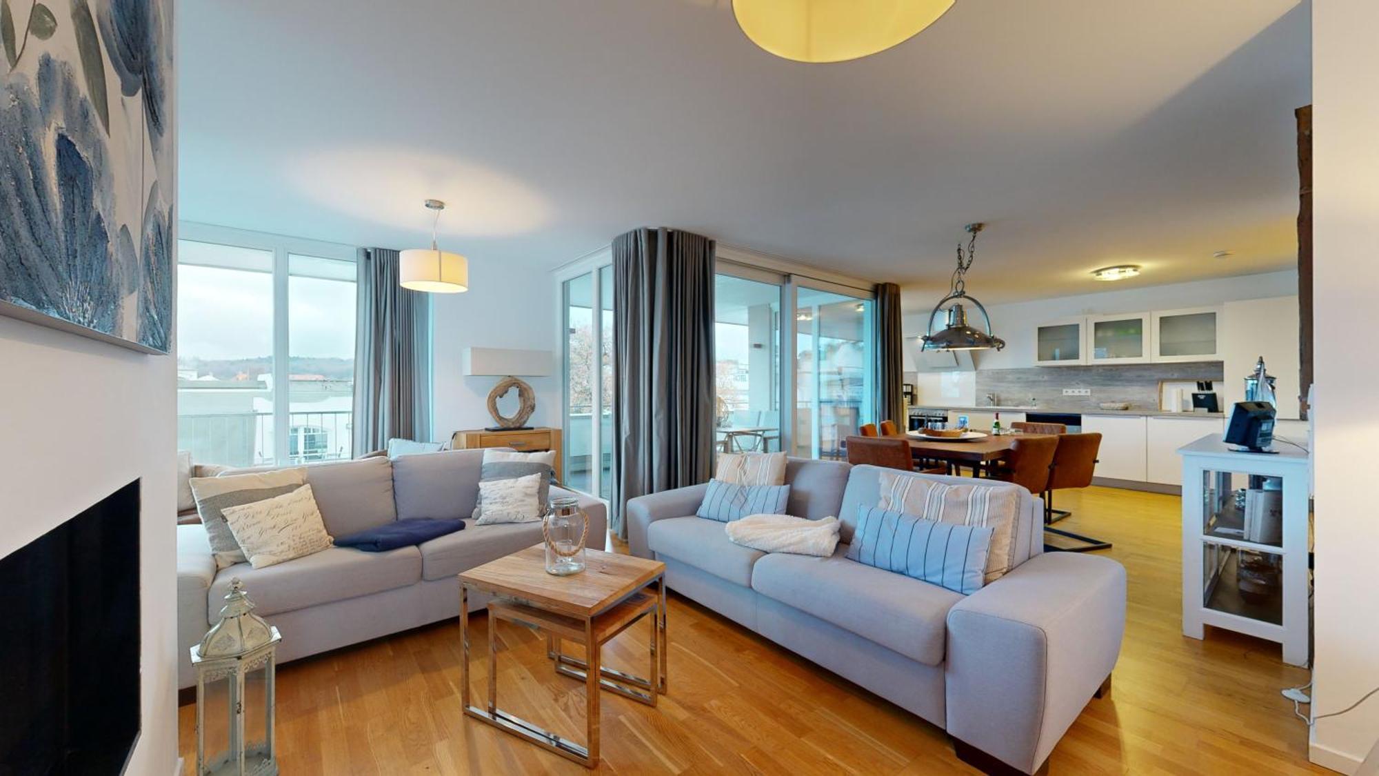 Strandnahe Fewos Mit Terrasse Oder Dachterrasse, Strandhaus Seeblick, Binz Buitenkant foto
